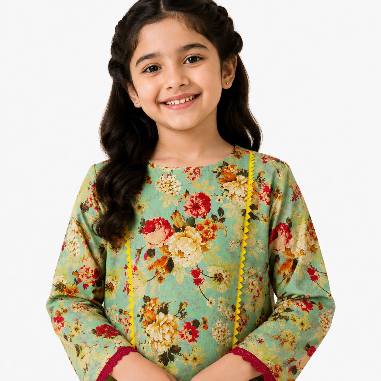 Bloom Garden Girls Floral Co-Ord Set — alternate view